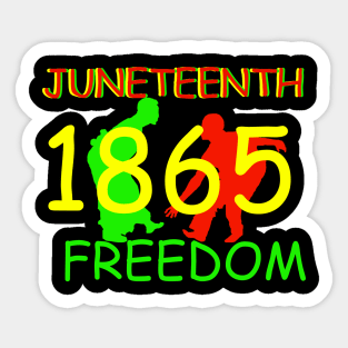 Juneteenth Freedom Dance Sticker